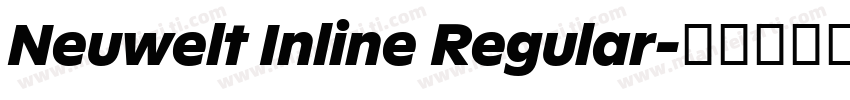 Neuwelt Inline Regular字体转换